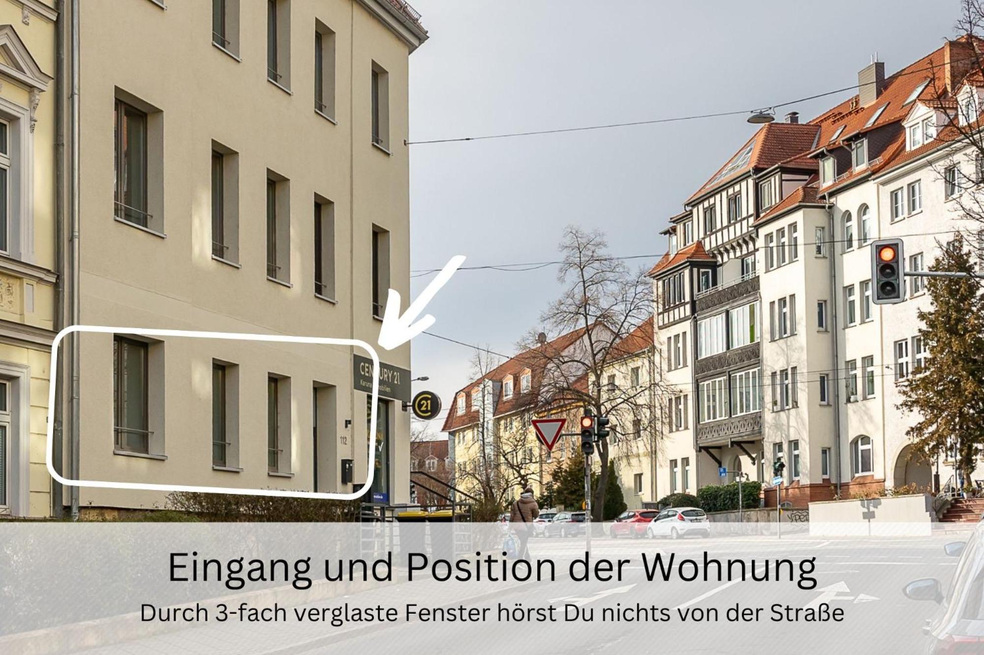 Bohnapartments - Altstadtoase - Balkon Und Garten - Wlan 에르푸르트 외부 사진