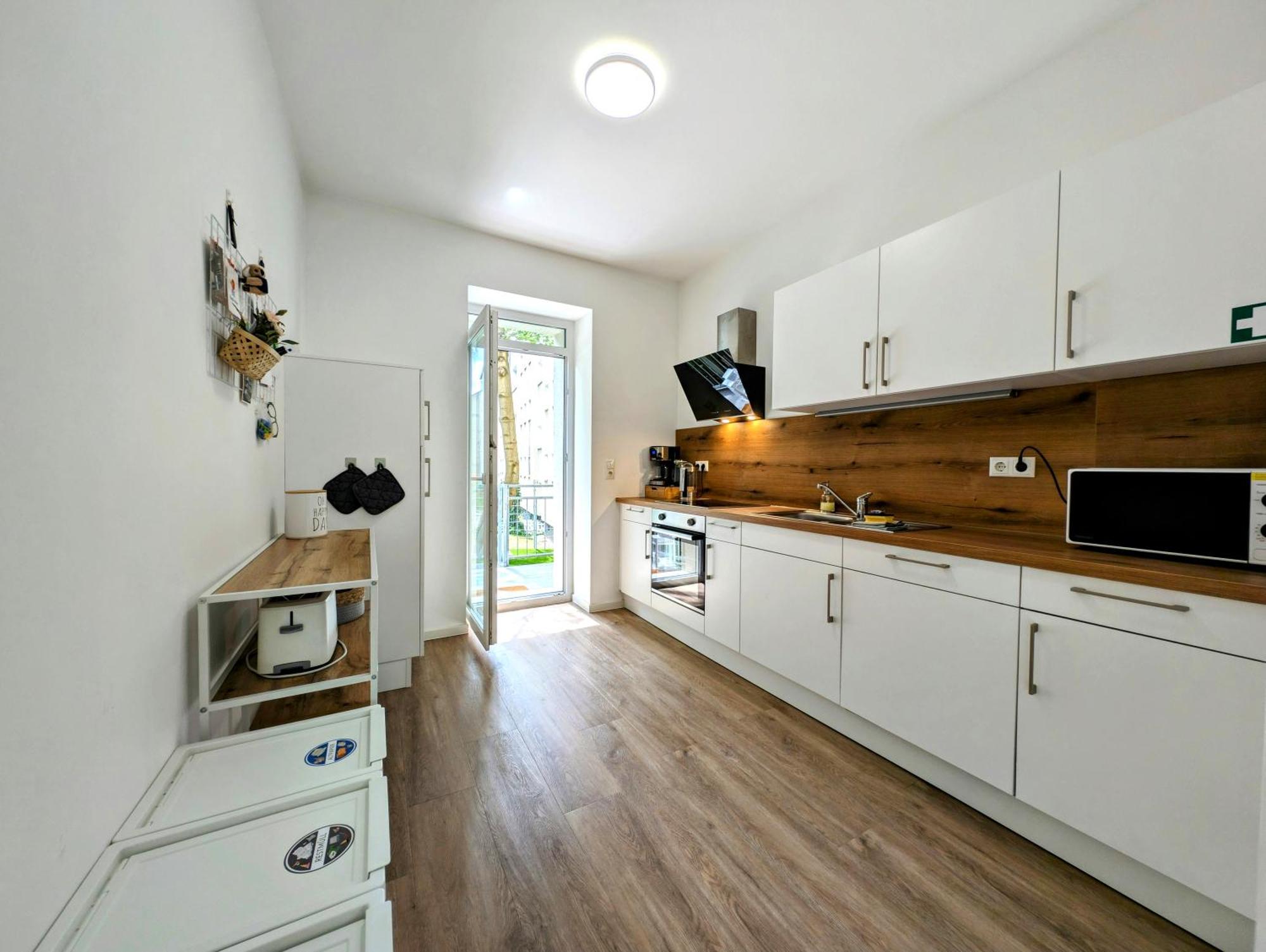 Bohnapartments - Altstadtoase - Balkon Und Garten - Wlan 에르푸르트 외부 사진