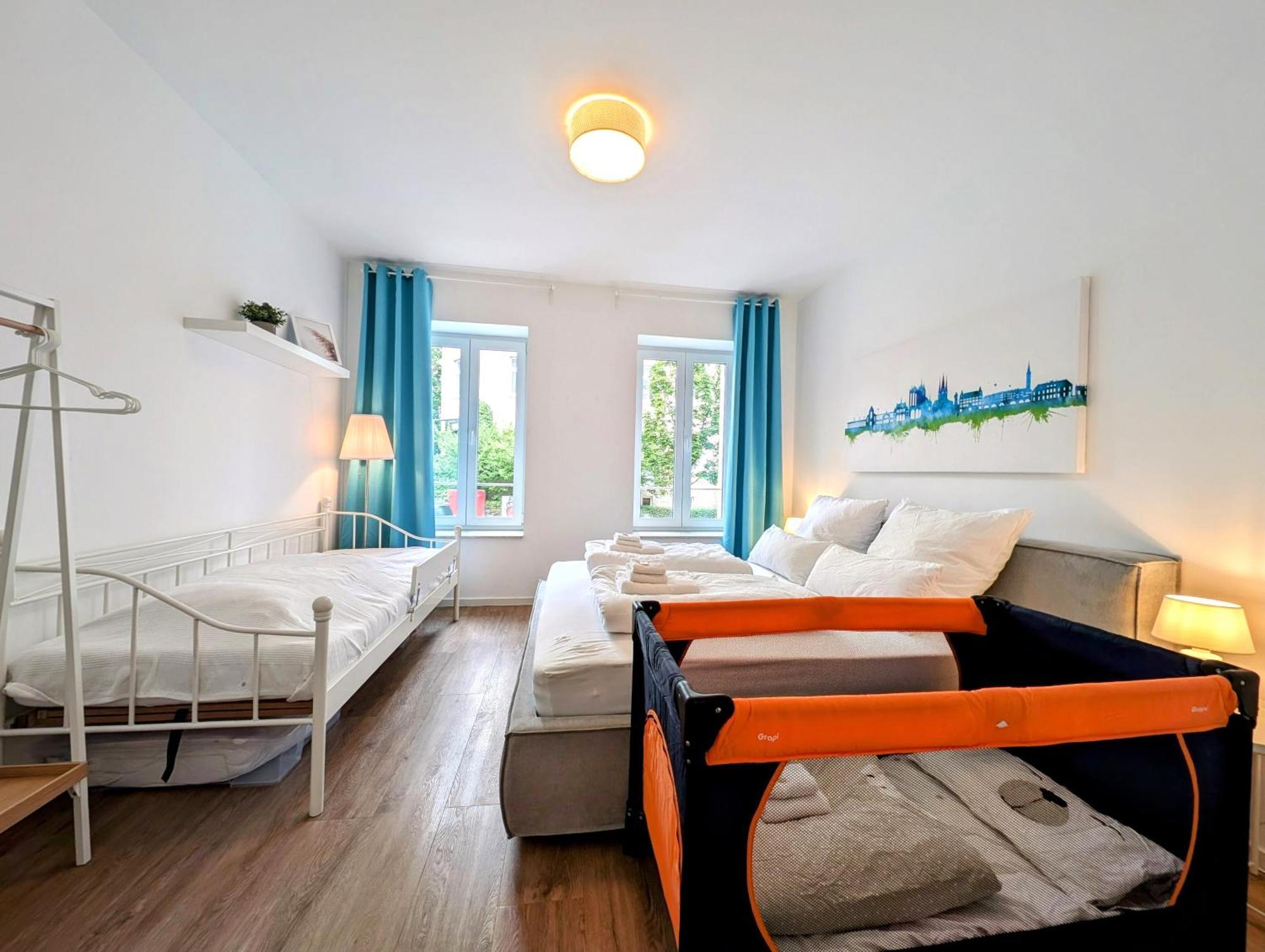 Bohnapartments - Altstadtoase - Balkon Und Garten - Wlan 에르푸르트 외부 사진